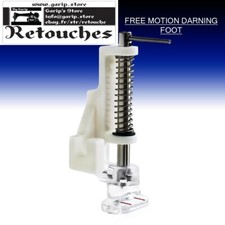 Pied piqué libre broder repriser pied-de-biche machine à coudre tige basse 4021P