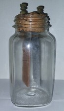 RARE PILE DE GRENET LEYDE LAMPE CABINET CURIOSITÉ BOUCHON LIEGE