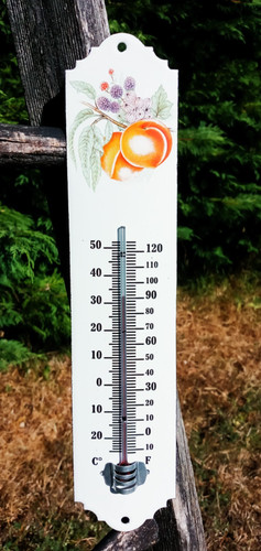 Enamel thermometer 30cm - enamel,