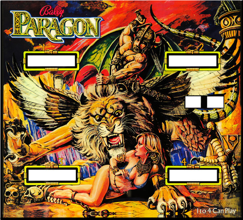 Bally paragon pinball - paragon, machine