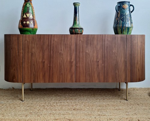 Buffet enfilade noyer plaqué - enfilade,