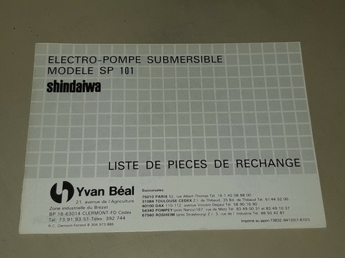 éclaté pieces pompe eau - pieces, a