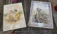 Ancien Carton Publicitaire Magasin AU NOUVEAU MONDE Lyon idéal Bouchon Lyonnais