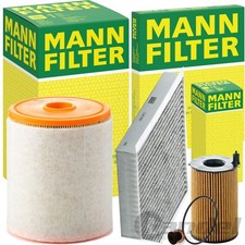 Mann Filtre Ensemble de Filtres Révision Convient pour Audi A6 C7 A7 4G 3.0