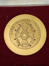 Médaille Bronze Doré Arts
