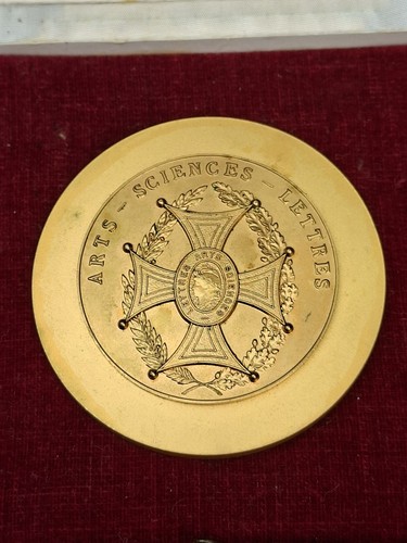 Médaille bronze doré arts - médaille,