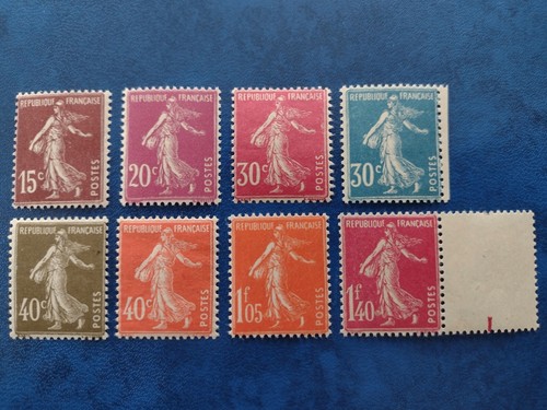 Timbres neufs france semeuses - neufs,