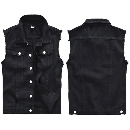 Jeans hommes motard gilet jean - motard,
