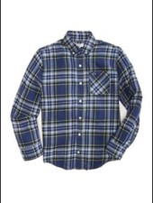 Crown & Ivy XL Boys 8-20 Long Sleeve Flannel Shirt