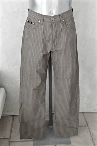 Joli pantalon marron - joli, rayé