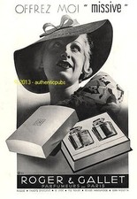 PUBLICITE ROGER & GALLET