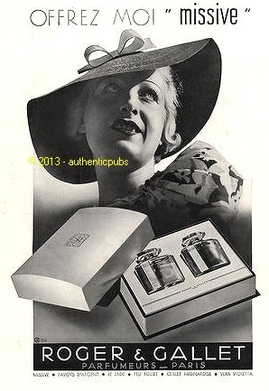 Publicite roger gallet - roger,