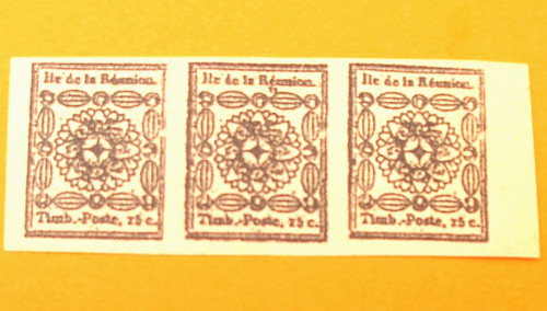 Essai timbre reunion 1852 - essai,