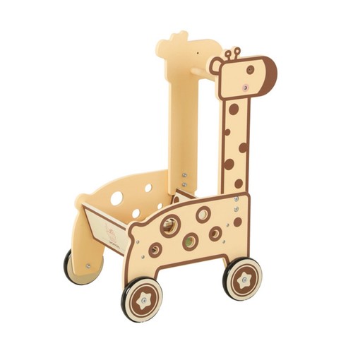 Chariot pousseur girafe - pousseur,