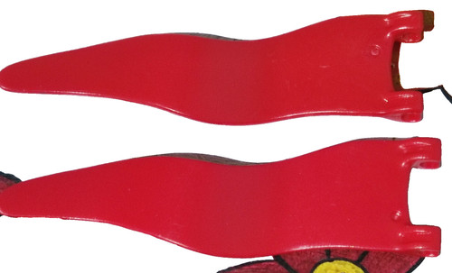 Playmobil drapeaux rouges - x2,