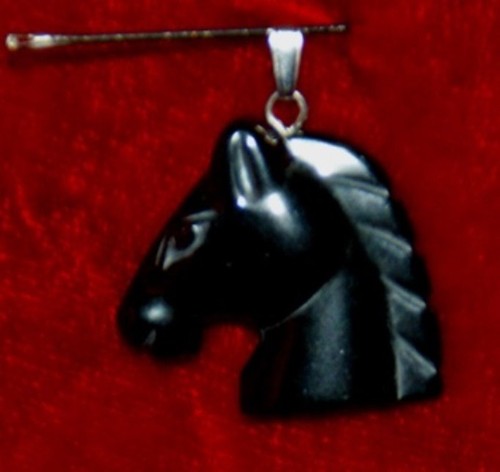 Tete cheval hematite - de,