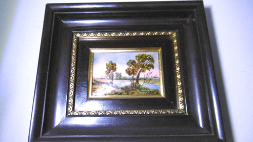 Tableau emaux limoges - de,