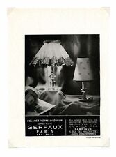 1940 / Publicité pour LAMPE GERFAUX / ECLAIRAGE ET LUMINAIRE / FRLD137