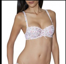 Soutien-gorge+string T.2(fr) Aubade Bahia Tutti Frutti taille 90D (fr) 34D (us)