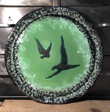 Grand Plat Céramique Irisée