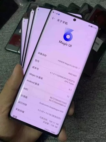 Honor magic5 lite 64mp - 6.67",