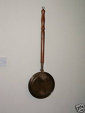 Vintage Style Brass Bed Warming Pan In Victorian Style - Farm house Gift