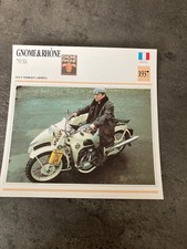 CARTE FICHE MOTO collection