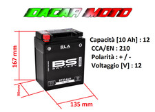 Batterie Chargée BS SLA Pour