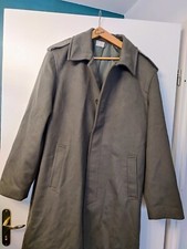 ANCIEN MANTEAU MILITAIRE GRIS FRANCAIS LONG EN LAINE MA.GE.CO HIVER - ETAT NEUF