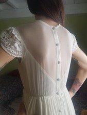 Robe de mariée bohème de créateur neuve 