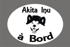 * 1 Sticker -  Akita Inu à