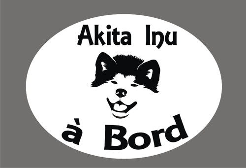 Sticker akita inu à - 1,
