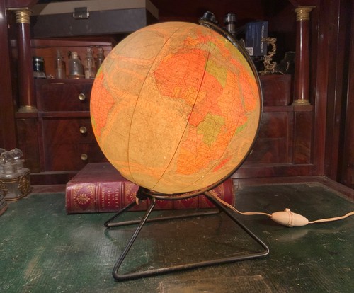 Ancienne petite lampe - , globe
