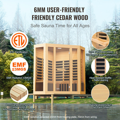 Sauna infrarouge lointain - infrarouge, en