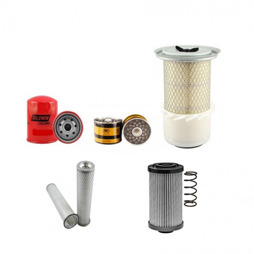 Kit filtre pour jcb 801 - filtre,