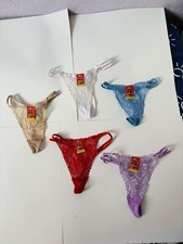 lot 5 mini strings sexy taille