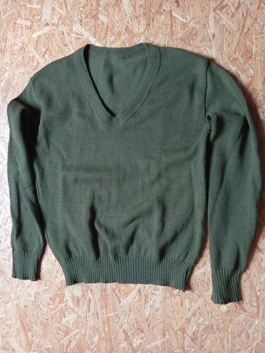 Militaria pull kaki col - col, en