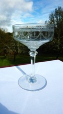 Cristal de Saint Louis / Modèle Anvers / Coupe à Champagne  Epoque début 1900