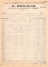 1927 DEPOT DE FABRIQUES DE