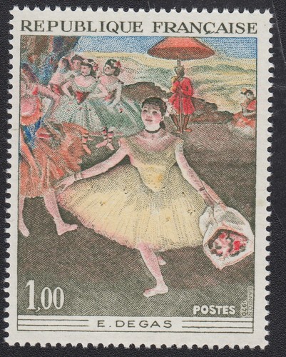 Degas danseuse bouquet - danseuse, au