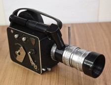 camera cinéma film 8mm LEVEQUE LD8 + objectif zoom ANGENIEUX