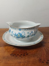 Haviland saucière décor Nankin bleu Porcelaine de Limoges France.