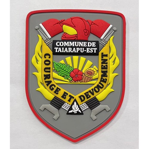 Ecussons pompiers taiarapu est - taiarapu,