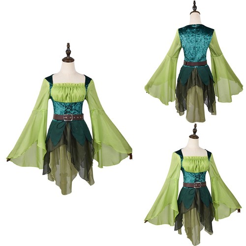 Robe femme verte - , déguisement