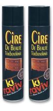 Lot de 2 KIRAVIV cire de beauté térébenthinée - aerosol 400 ml