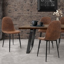 Lot de 4 chaises de salle à
