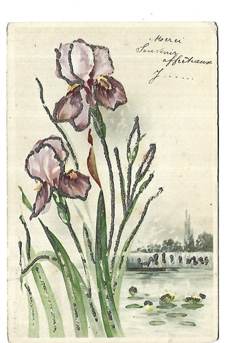 Illustration relief fleurs - en,