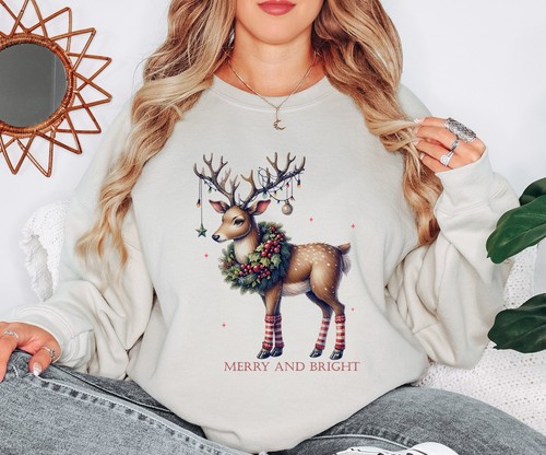 Sweat shirt noël joyeux - de,