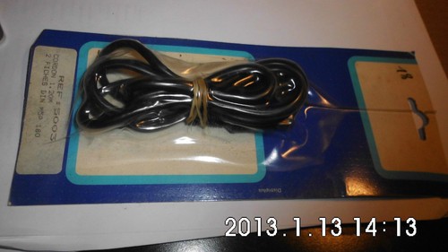 Cordon audio fiches din - -, 2