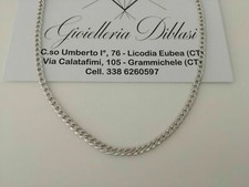 COLLIER OR BLANC 18K Massif